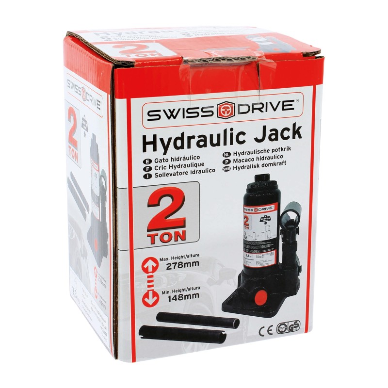 CRIC HYDRAULIQUE PISTON 2T TUV