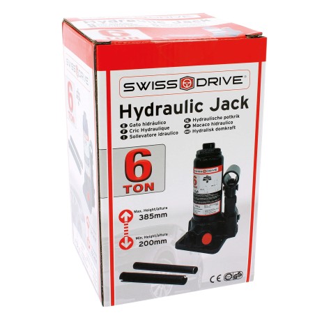 CRIC HYDRAULIQUE PISTON 6T TUV