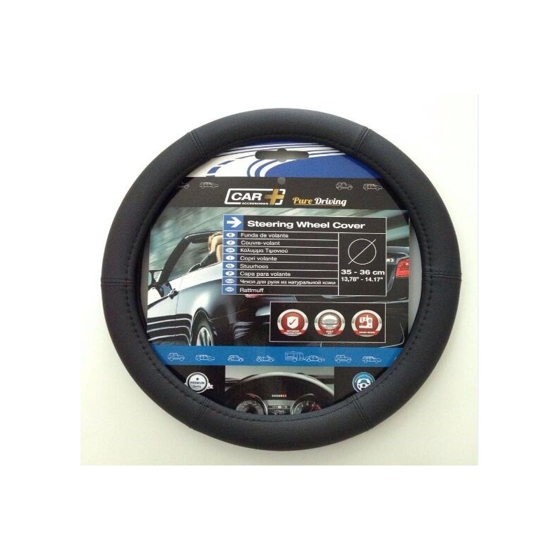 COUVRE VOLANT 35CM NOIR PVC