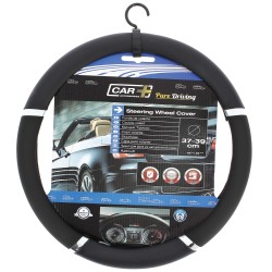COUVRE VOLANT 37-39CM PVC SPEED NOIR-NOIR
