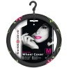 COUVRE VOLANT FLOWER POWER 38CM