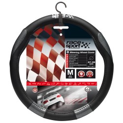 COUVRE VOLANT RACE SPORT NOIR GRIP LOOK CARBONE