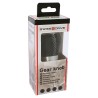 POMMEAU ROND NOIR/SP BLANC - PASTILLE CHANGEABLE