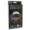 COUVRE VOLANT NOIR CUIR A LACET NOIR 37-39 CM