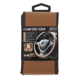 COUVRE-VOLANT COMFORT GRIP MARRON T.S. 35-36CM - SCT