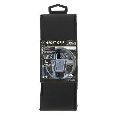 COUVRE-VOLANT COMFORT GRIP NOIR L 39-40CM