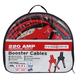 CABLES DE DEMARRAGE REC.CUIVRE 220AMP. 18MM². 3,0M. GS-TUV.