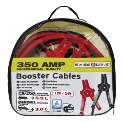 CABLES DE DEMARRAGE REC.CUIVRE 350AMP. 29MM². 3,5M. GS-TUV.