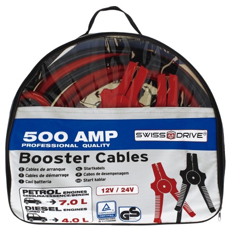 CABLES DE DEMARRAGE REC.CUIVRE 480AMP. 38MM². 4,5M. GS-TUV.