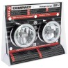 KIT PHARES ADDITIONNELS ANTI BROUILLARD BLANCS 2PCES