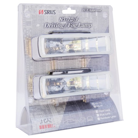 FEUX DE ROUTE ET ANTIBROUILLARD RECT H3 212V 55W - SCT