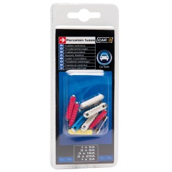 BOITE DE 10 FUSIBLES CERAMIQUE AMPERAGE VARIABLE
