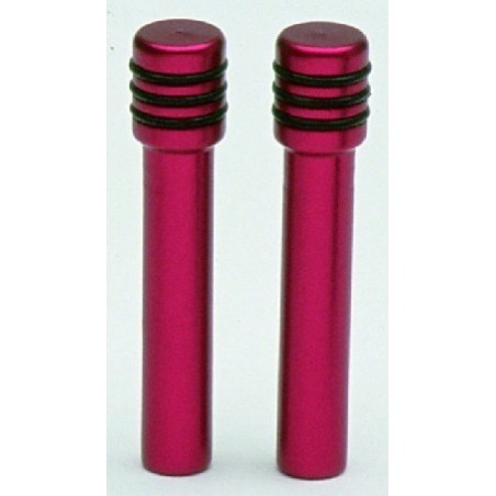 LOQUETS ALU OPEL-MODELE TYPE A-ROUGE 2 PCES -FDS