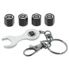 BOUCHONS DE VALVE NOIR BUTZI AVEC CLEF - SCT