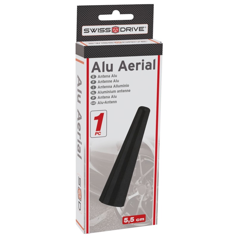 ANTENNE ALU BULLET NOIR