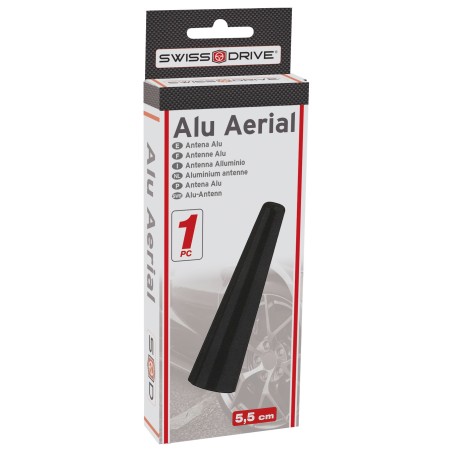 ANTENNE ALU BULLET NOIR