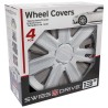 JEU D'ENJOLIVEURS 13" CARBON SILVER