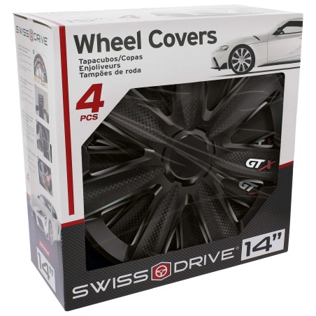 JEU D'ENJOLIVEURS 14" CARBON BLACK