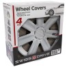 JEU D'ENJOLIVEURS 14" CARBON SILVER