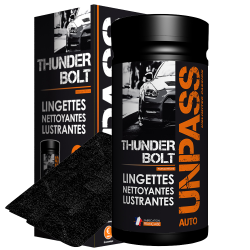 THUNDERBOLT 80 LINGETTES NETTOYANTES AUTO AVEC MICROFIBRE - MSDS