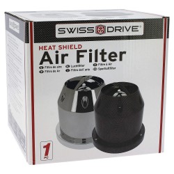 FILTRE A AIR "CLASSIC" UNIV + 4 ADAPT. CARBON LOOK