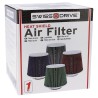 FILTRE A AIR CHROME GRIS UNIV + 4 BAGUES