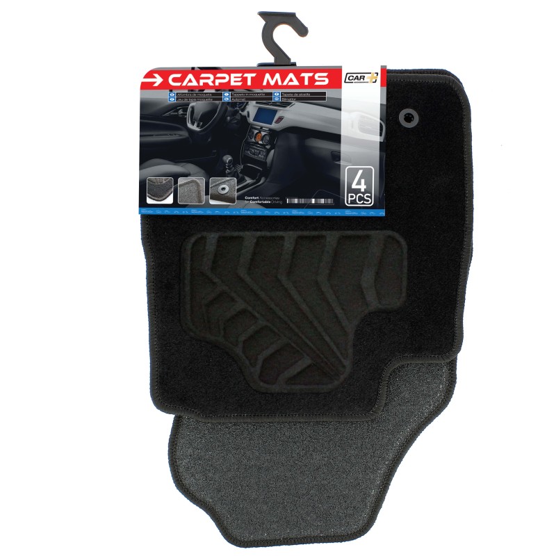 TAPIS MOQUETTE SUR MESURE 4PCS FORD FIESTA - 2013 - SCT