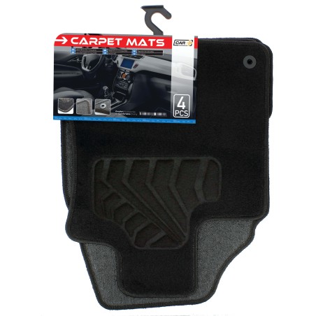 TAPIS MOQUETTE SUR MESURE 4PCS NISSAN QASHQAI 2007-2014 - SCT