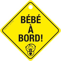 CARTEL BEBE A BORD + VENTOUSE - FDS