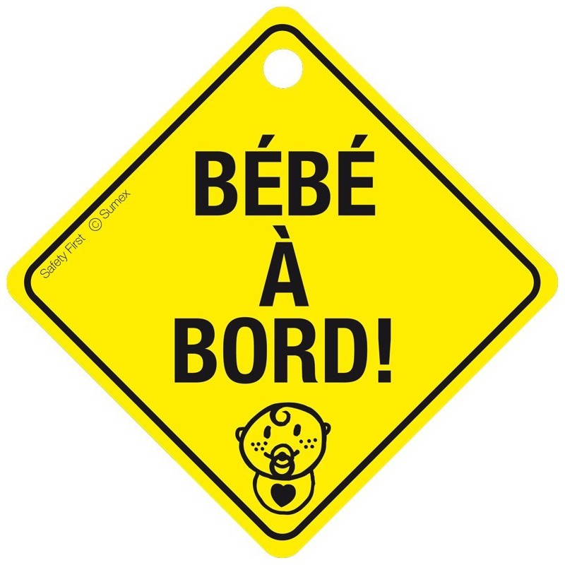 CARTEL BEBE A BORD + VENTOUSE - FDS