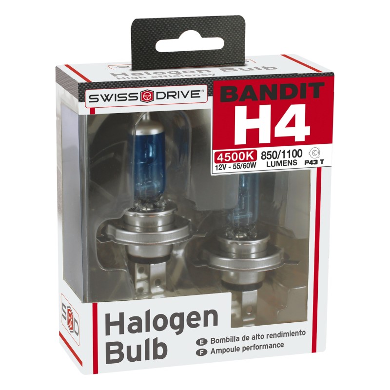 COFFRET 2 AMPOULES XENON BANDIT 60/55W H4