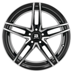 SELENE NOIR FACE POLIE 6,5X15 4X108 ET25 CB65,1 CAST.- FDS