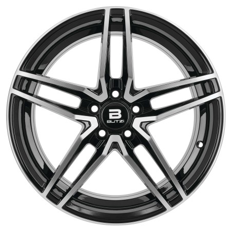 SELENE NOIR FACE POLIE 6,5X15 4X108 ET25 CB65,1 CAST.- FDS
