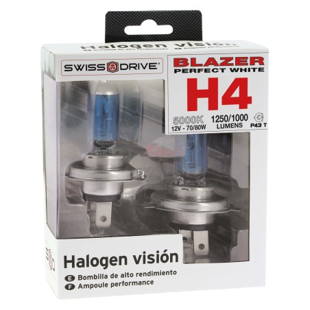 COFFRET 2 AMPOULES BLAZER H4 - 12V - 70-80W