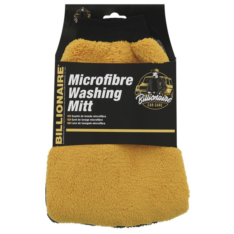 GANT DE LAVAGE EN MICRFOBIRE 26*18CM BILLIONAIRE