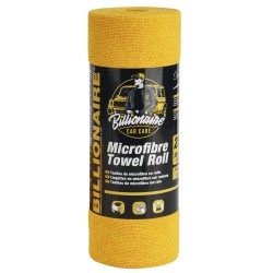 ROULEAU DE SERVIETTE EN MICROFIBRE 30*30CM BILLIONAIRE 25PCS