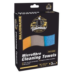 3 CHIFFONS BILLIONAIRE EN MICROFIBRE