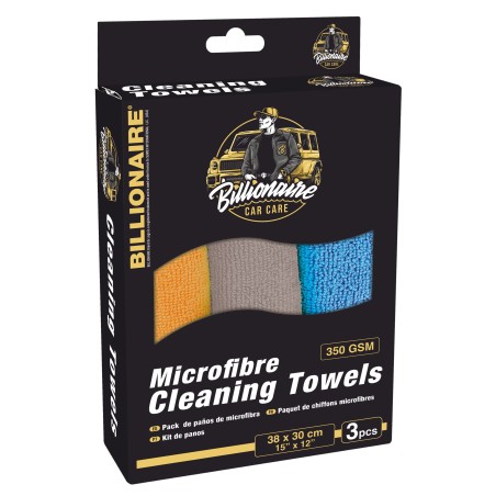3 CHIFFONS BILLIONAIRE EN MICROFIBRE