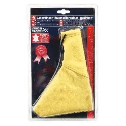 SOUFFLET DE FREIN A MAIN EN CUIR NATUREL JAUNE-FDS