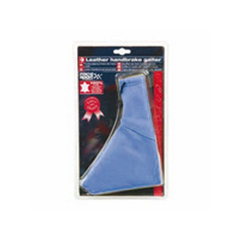 SOUFFLET DE FREIN A MAIN EN CUIR NATUREL BLEU-FDS