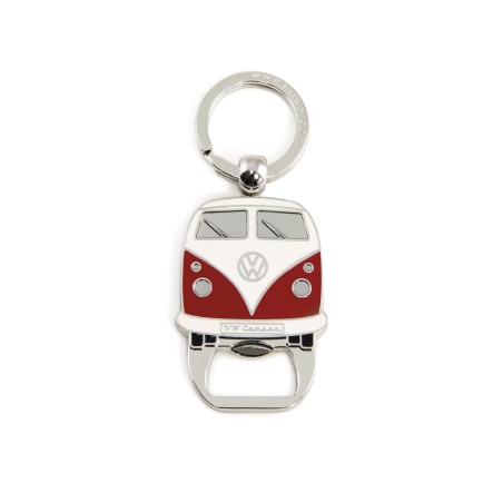 VW T1 BUS PORTE-CLEFS OUVRE BOUTEILLE - ROUGE - SCT