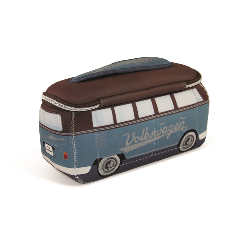 VW T1 BUS 3D SAC NEOPRENE - PETROL/MARON - SCT