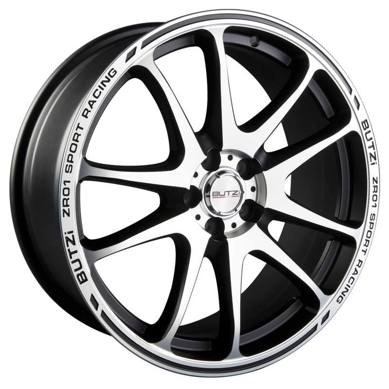 ZR01 NOIR FACE POLIE 6X14 4X100 ET35 CB67.1- FDS