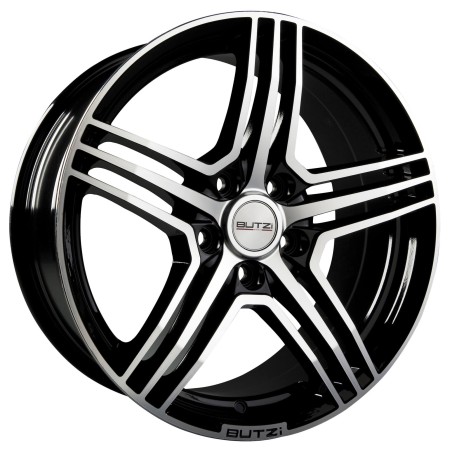 MODENA NOIR FACE POLIE 6,5X15 5X100 ET35 CB67.1 -FDS- FDS