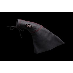 SOUFFLET DE FREIN A MAIN BUTZI NOIR PIQURE ROUGE-FDS
