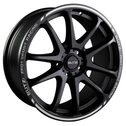 ZR01 NOIR MAT LISERET BLANC 7,5X18 5X120 ET38 CB72.6- FDS
