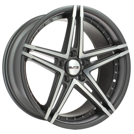 BUTZI CONCAVE MAT GUN METAL 8X18 5X100 ET35 CB67.1 - FDS