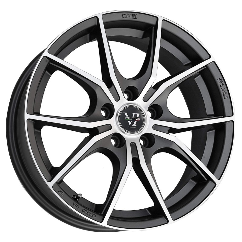 HERA ANTHRACITE FACE POLIE 7X17 5X112 ET40 CB73.1- FDS
