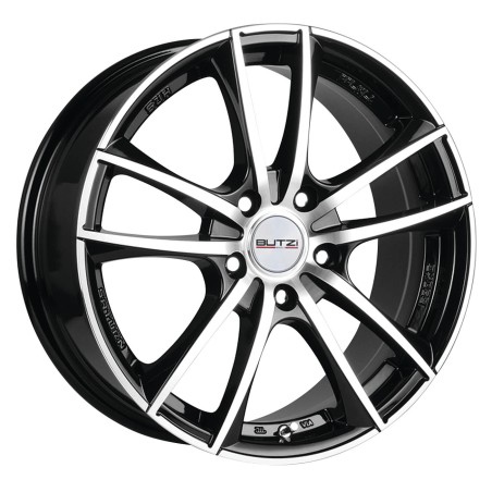 BLISS NOIR FACE POLIE 7X17 5X100 ET38 CB67.1- FDS