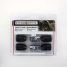 ECROUS ANTIVOL NOIR CHROME 12X1.50 4PCS+2 CLEFS AVEC NUMERO DE SERIE